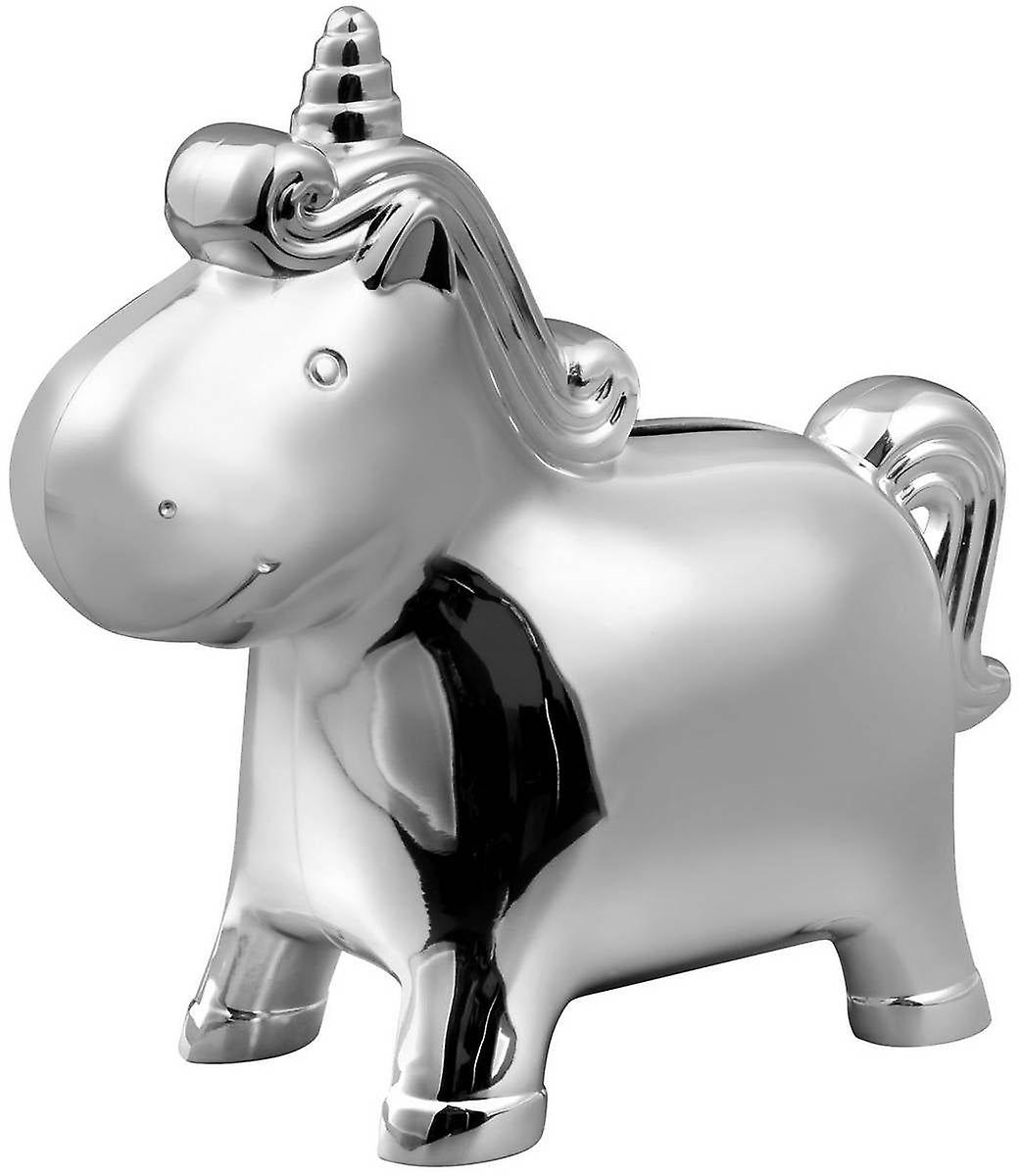 Orton West Unicorn Money Box - Silver