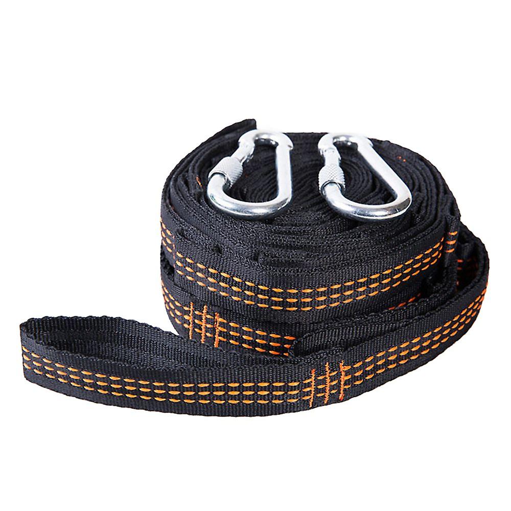 Hanging Swing Suspenders Strong Webbing Outdoor Belt Hammock Tree Straps Orange
