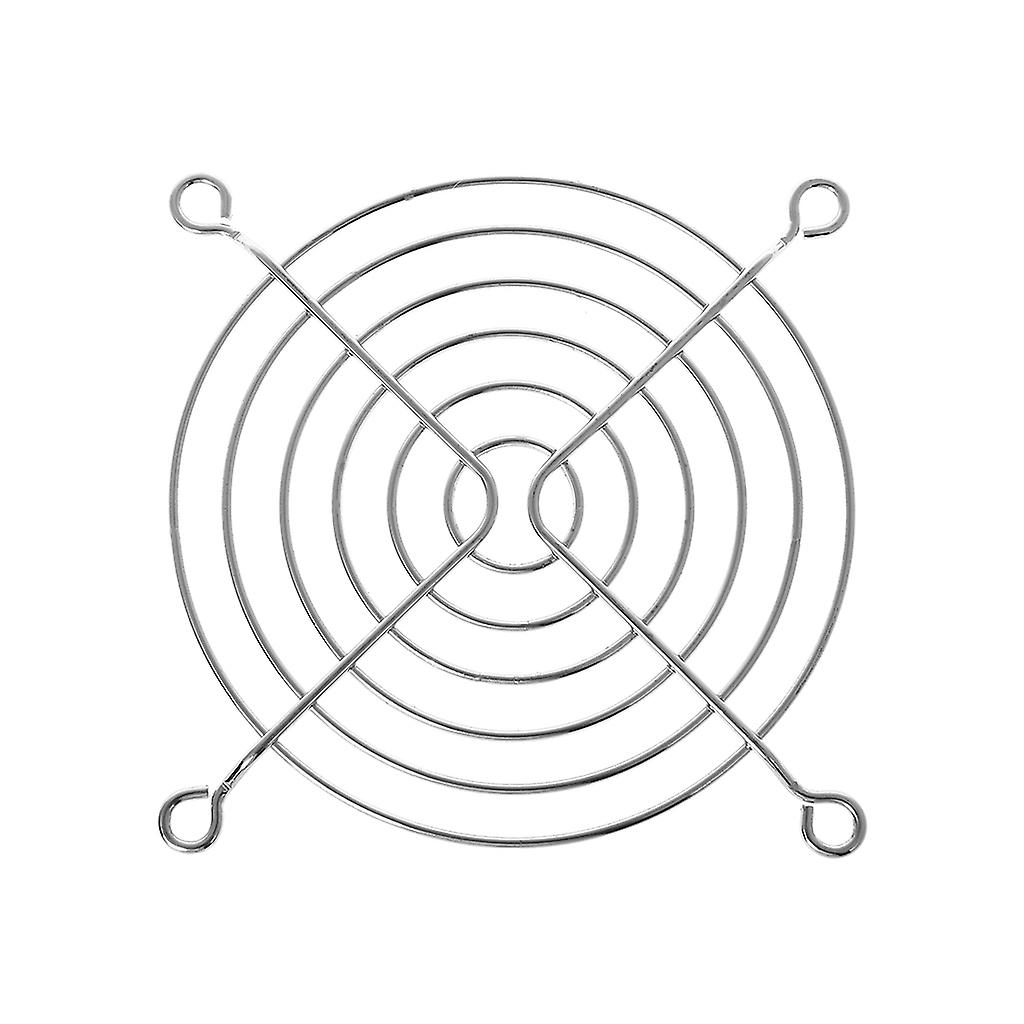 90mm sølv ventilatorgrill (1 pakke)