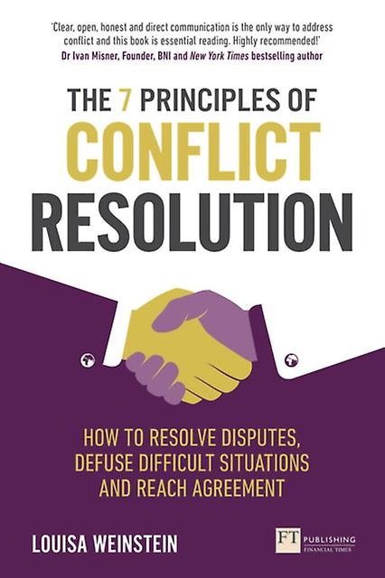 7 Principles Of Conflict Resolution The by Louisa Weinstein Paperback Book