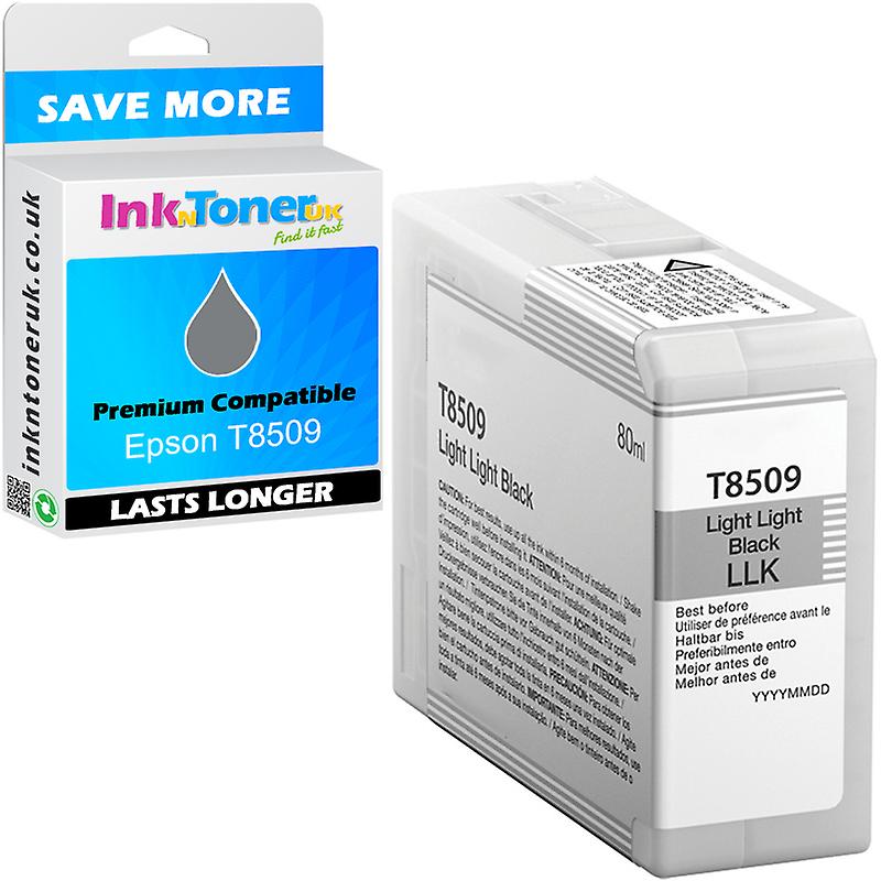 Συμβατό δοχείο μαύρου μελανιού Epson T8509 ελαφρύ (c13t850900)
