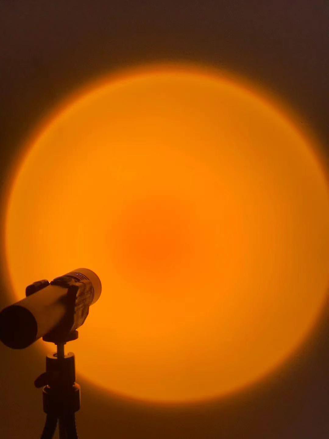 Popular Tiktok Room Rainbow Led Lights For Ins Background Sunset Projector Floor Lamp-sizesunset Red