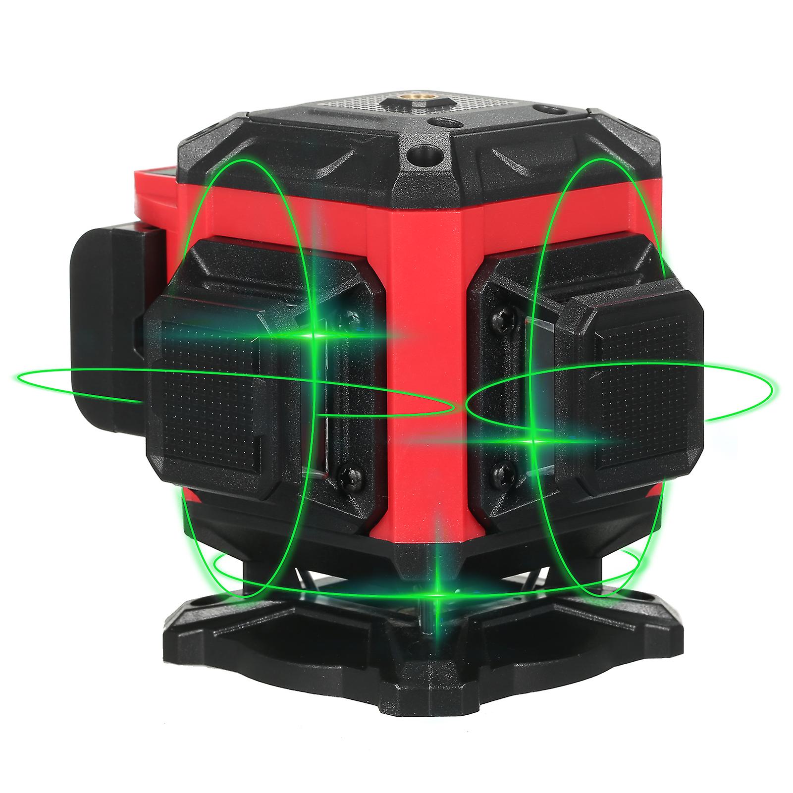 12 Line Laser Level Self Leveling 3x360 Green Laser Level
