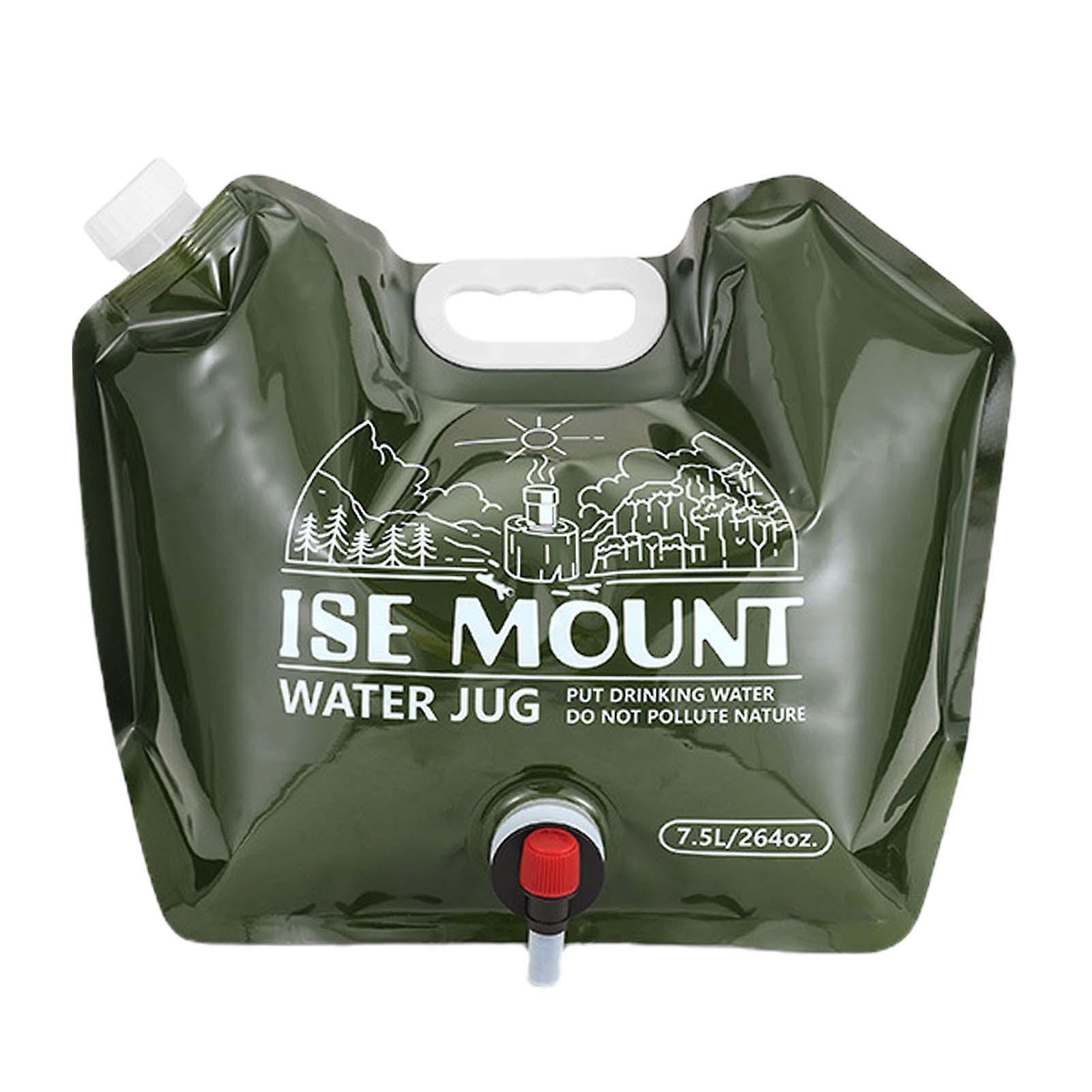 Foldable Water Tank Container Bag 7.5L Emergency Water Jug for Hiking Picnic