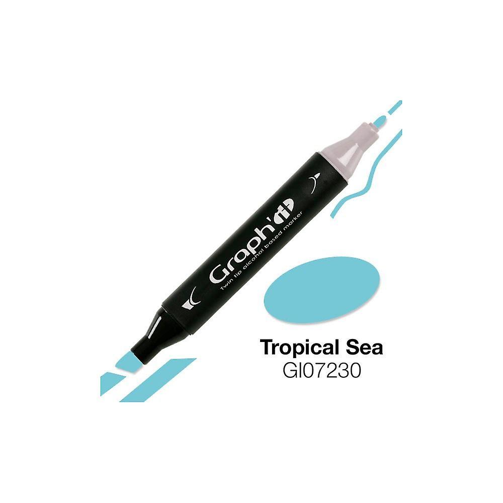 Graph'It Double Tip Marker - Tropical Sea