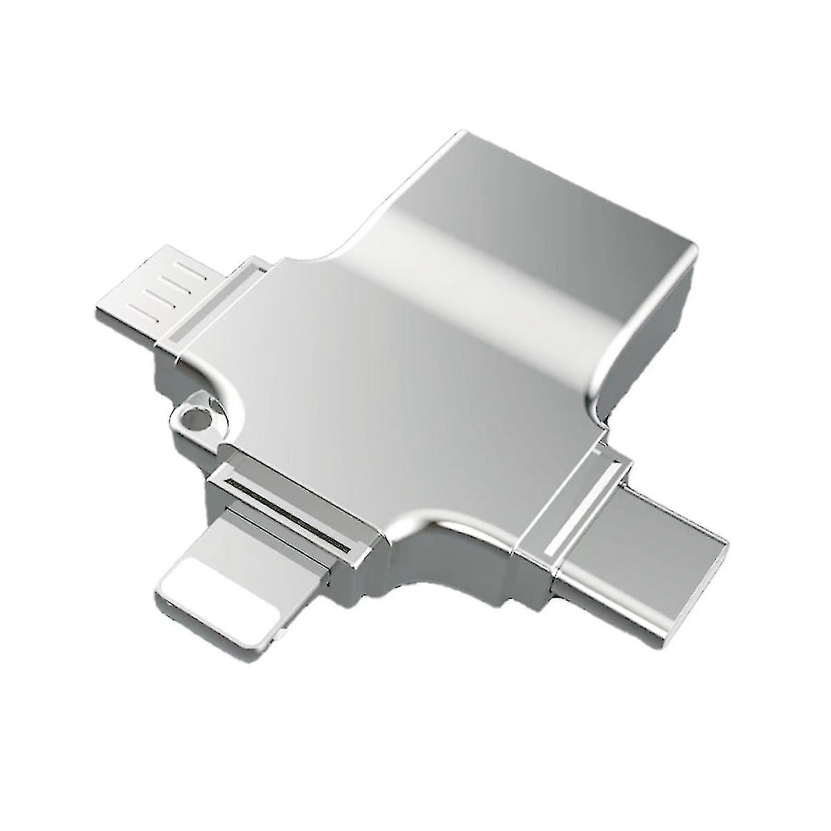 SD-kaartlezer -kaart Adapter 4 In 1 Usb 3.0-sd Naar Usb Cardreader Usb Voor Interface Otg Adaptador