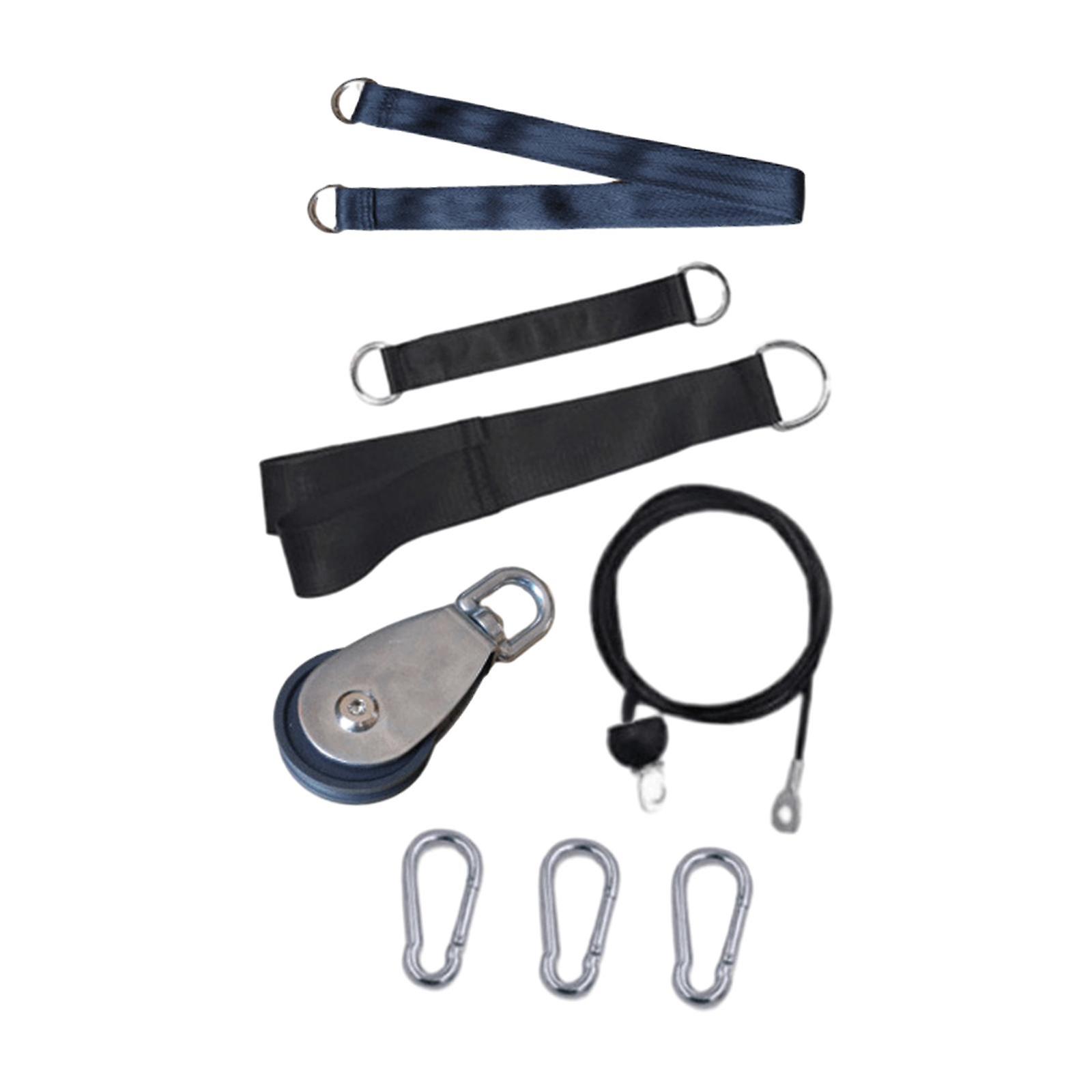 LAT Pull Down Pulley System Weight Pulley System for Plates for Arm Workouts