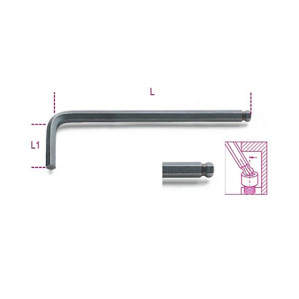 Beta 000960968 96 Bp6 6Mm Ball Head Offset Hexagon Key Burnished
