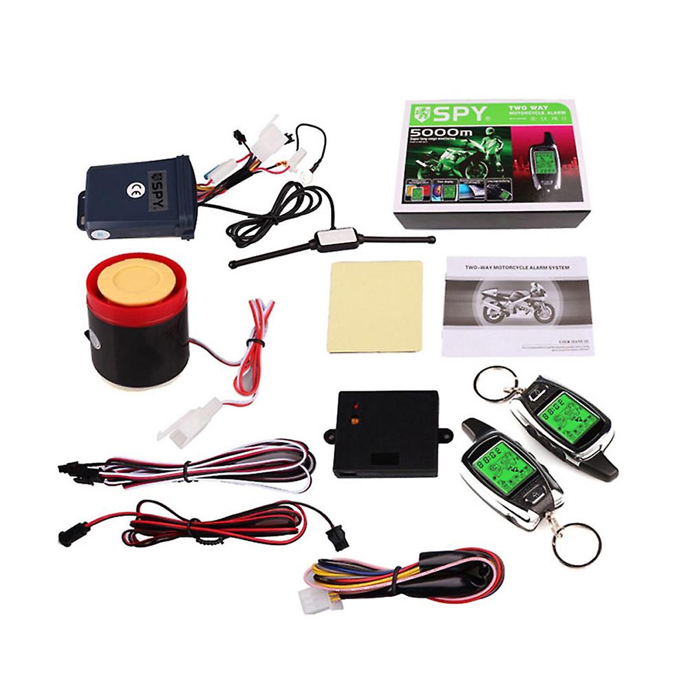 Motorcycle Anti-theft Alarm System Lcd Alarm Wireless Remote Engine Starter