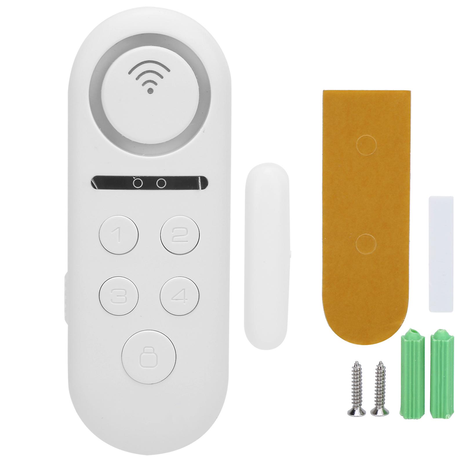 WiFi Door Window Sensor Alarm - Adjustable Volume, Home Security System, 120DB Alert