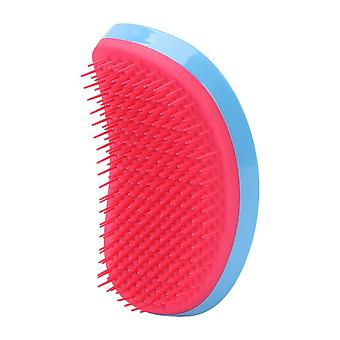 Escova de cabelo desembaraçante Professional Home Detangler Pente escova de cabelo para cabelo cacheadoazul