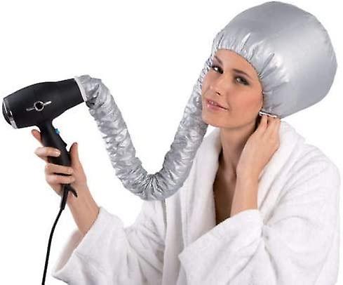 Hårføner tørkehette panser med elastikk for phon vedlegg, grå