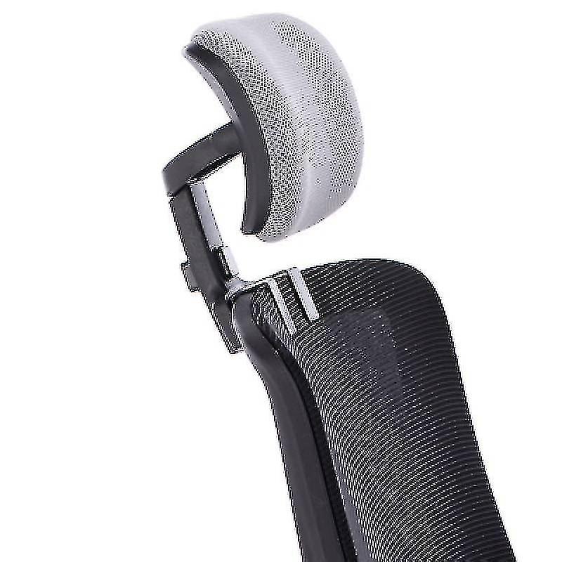 Office Chair Headrest Attachment Universal Head Support Cushion Upholstered Adjustable Height Angle-hy