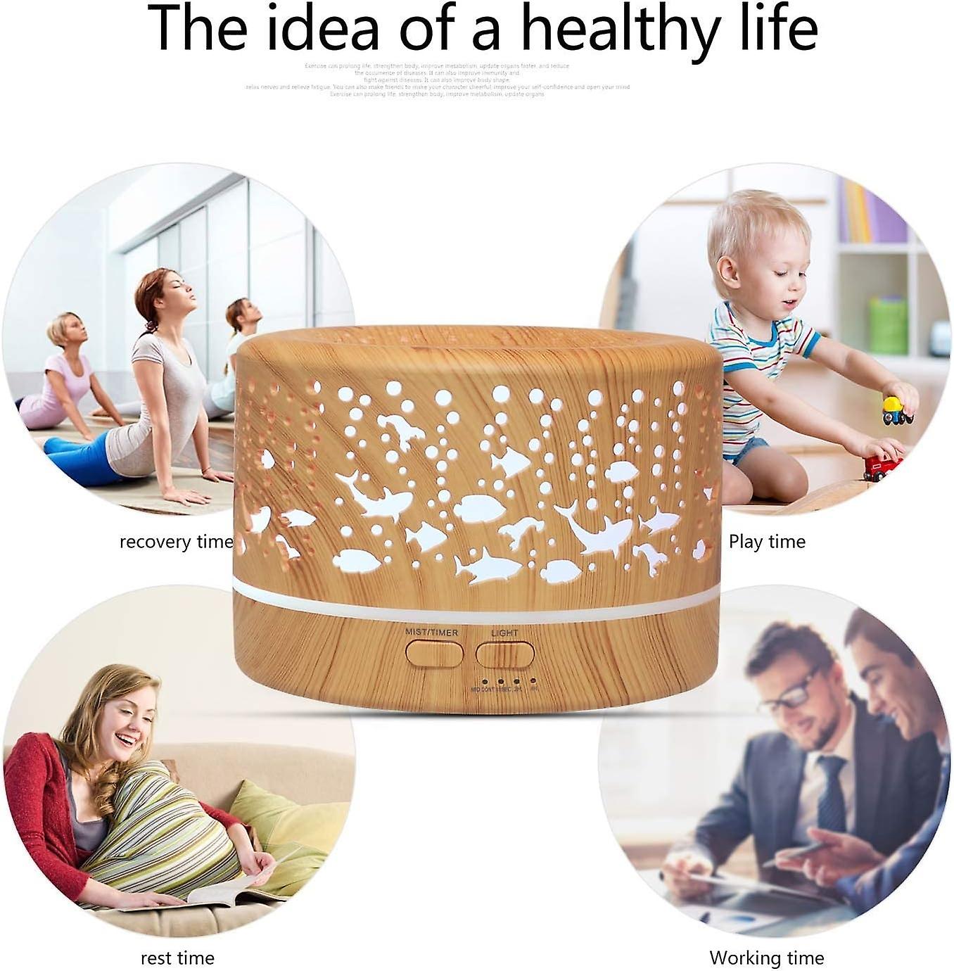 Aromatherapy Diffuser, Air Humidifier with Timer