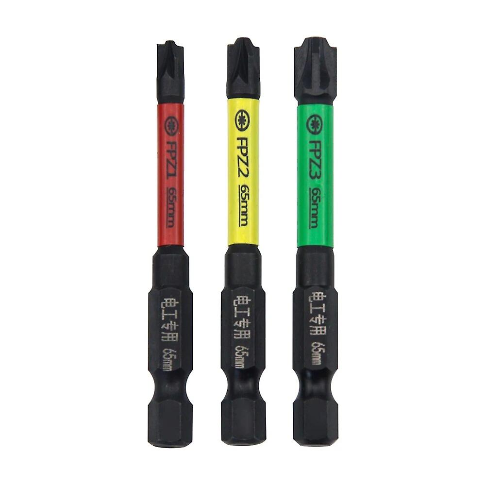 1/3/4pcs Special Slotted Phillips Screwdriver with Magnetic Ring Head for Socket Switch Power Tools~14045