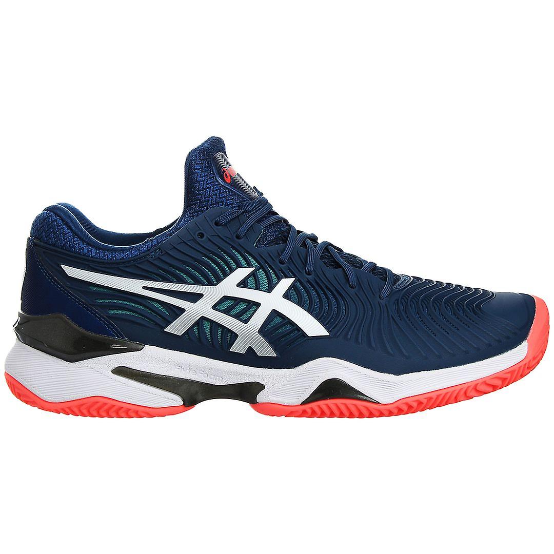 Asics Court FF 2 טניס חימר שרוכים כחול סינתטי מאמני גברים 1041A082_400