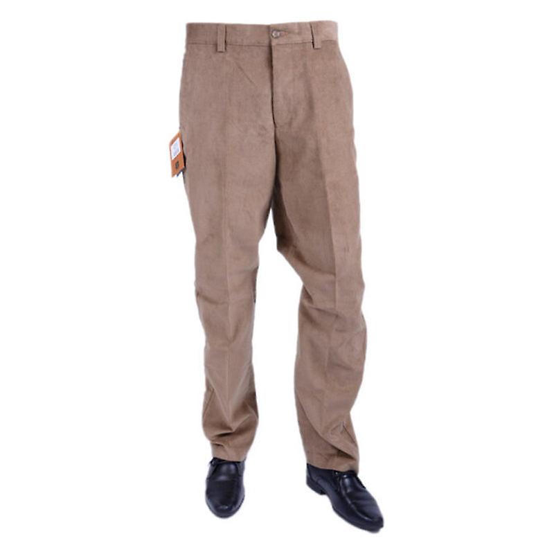 Farah Classic Mens Corduroy Trousers Regular Fit Wale Cord