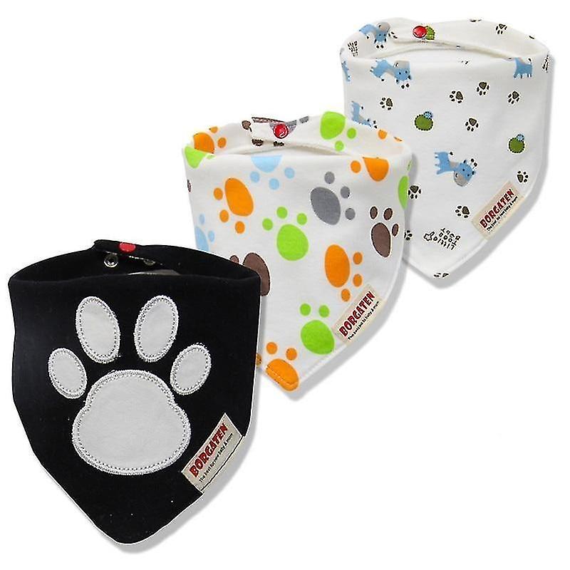Set L Coton Bio Muslin Burp Cloth Nouveau-né Bébé Écharpe d’hiver Imperméable à l’eau