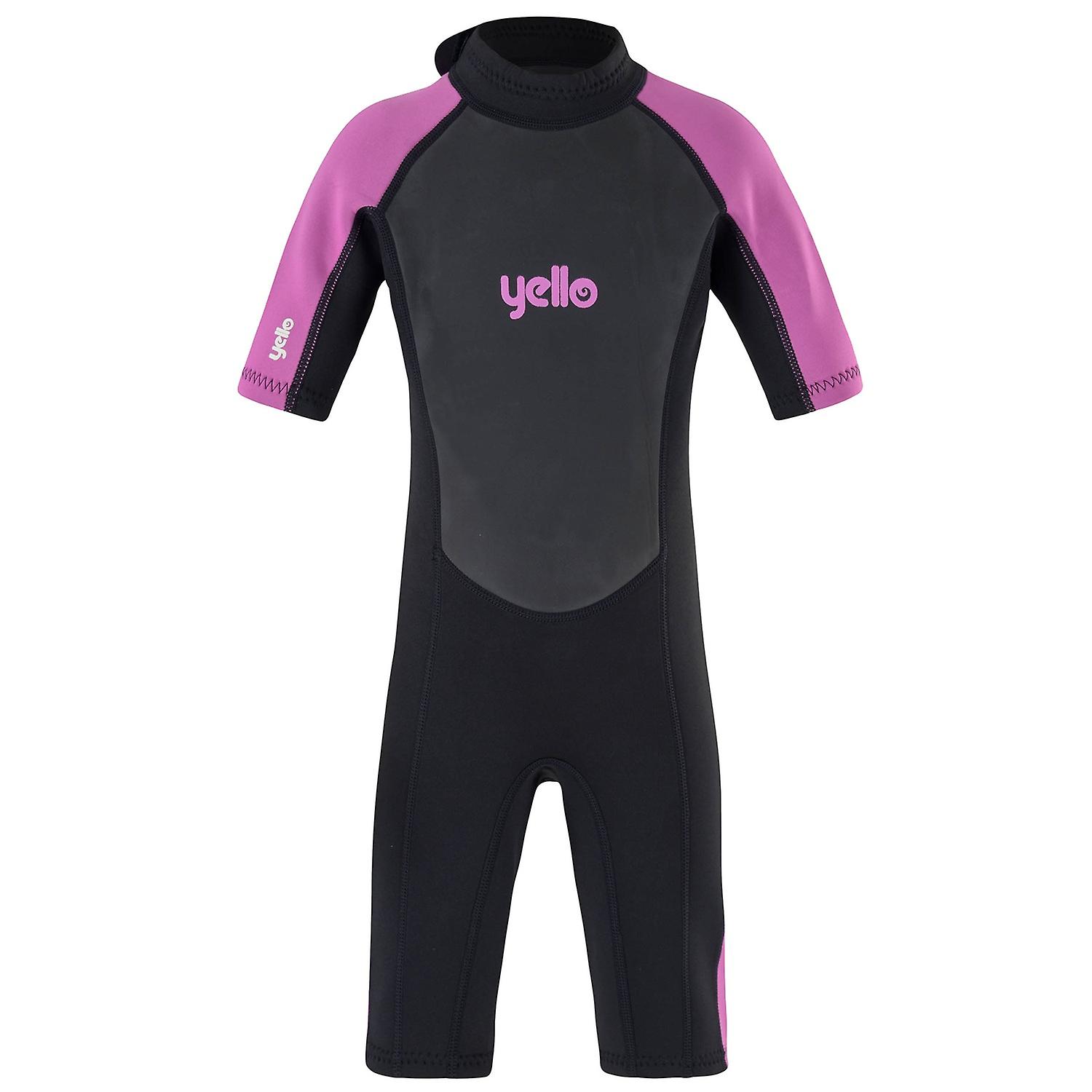 Yello Kort Våtdräkt Barn - Rosa