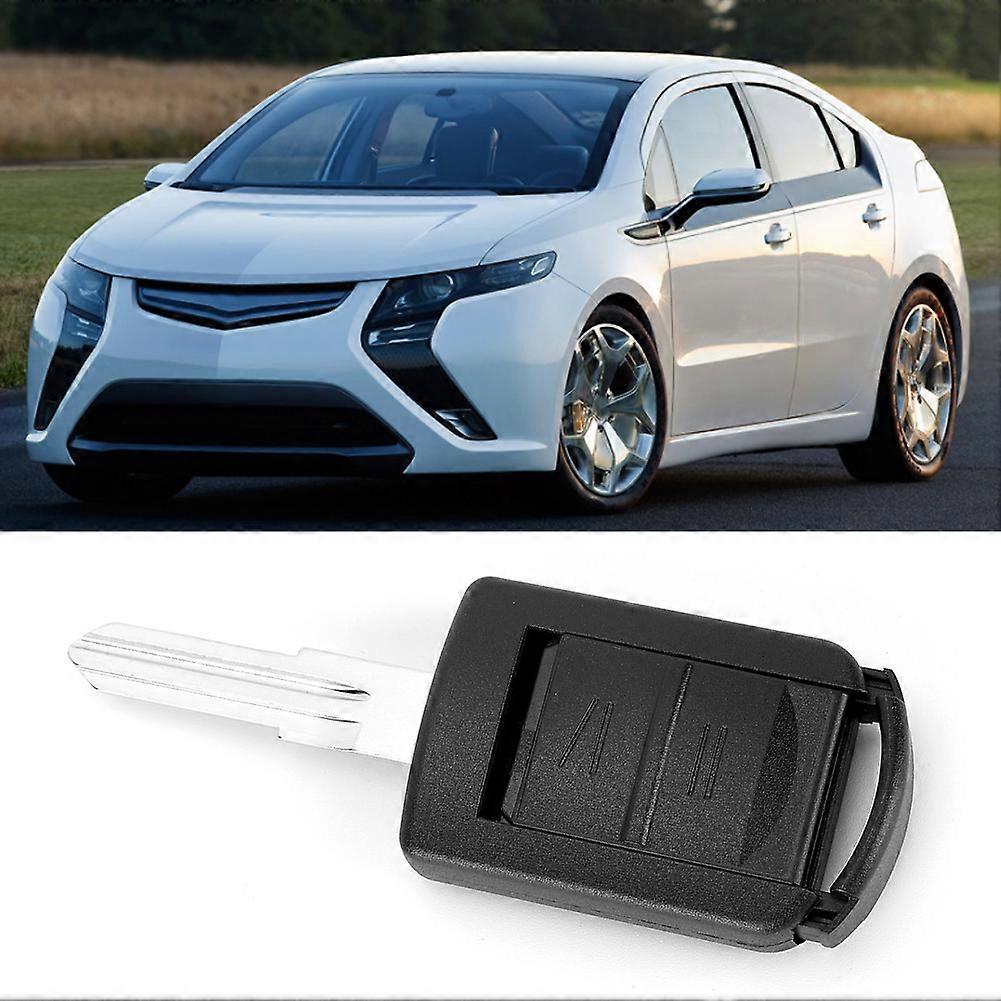 Car Remote Key Fob Case 2 Buttons Black ABS Shell Replacement