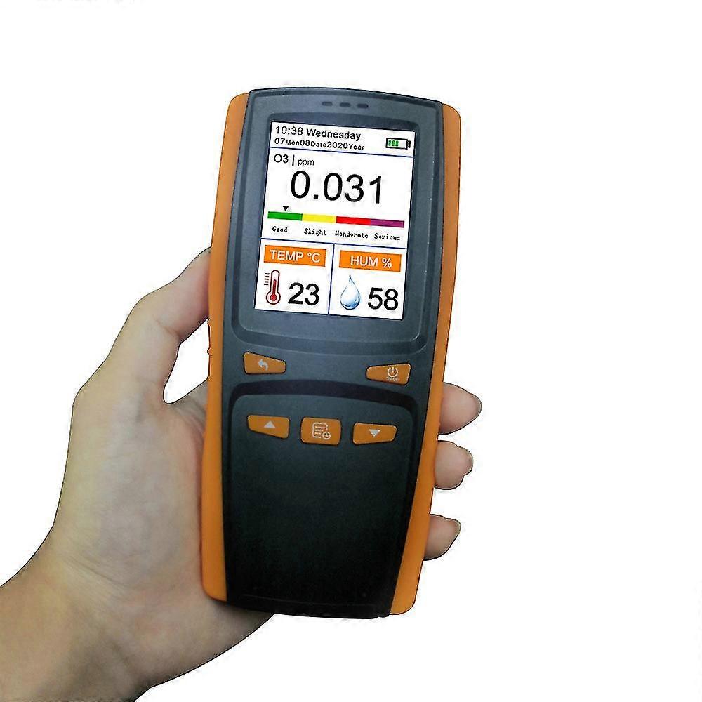Air Quality on the Go: Ozone Detector O3 - Portable Monitor with Multilingual Air Analysis