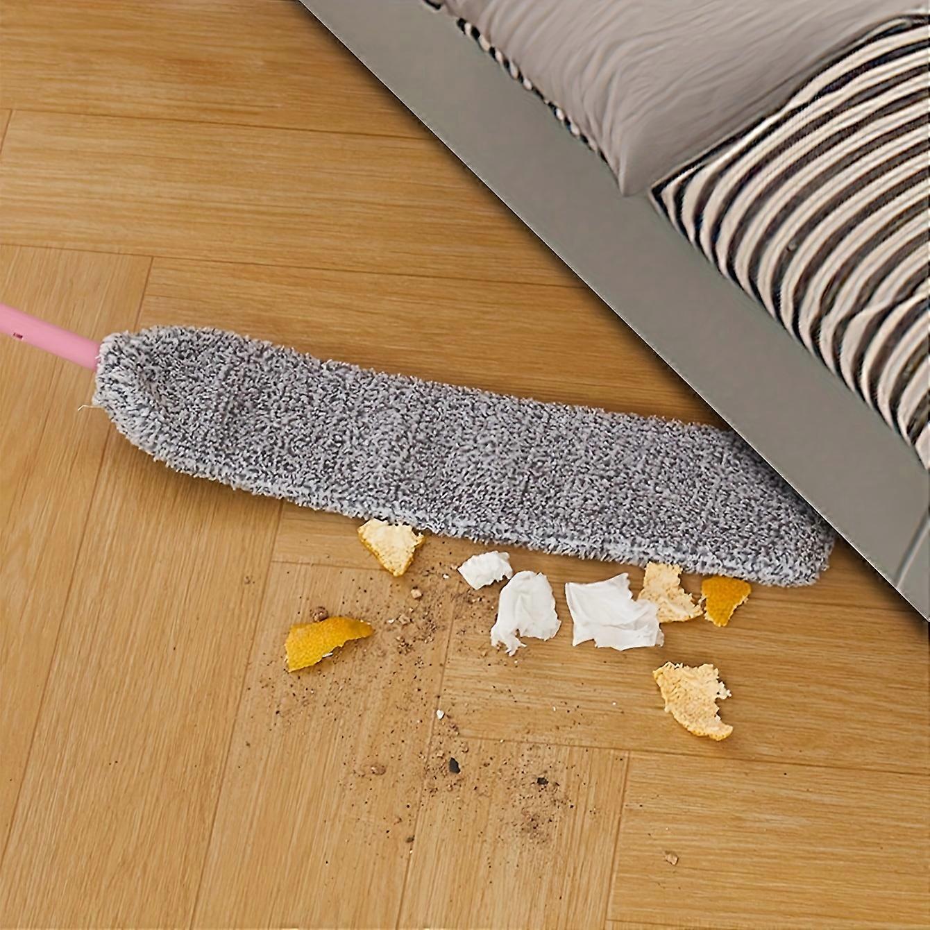 Washable Flexible Duster Brush - Reaches Tight Spaces, Effective Floor Dusting, Perfect for Sofa Bed and Furniture Bottom Cleaning - Durable Resin Hea