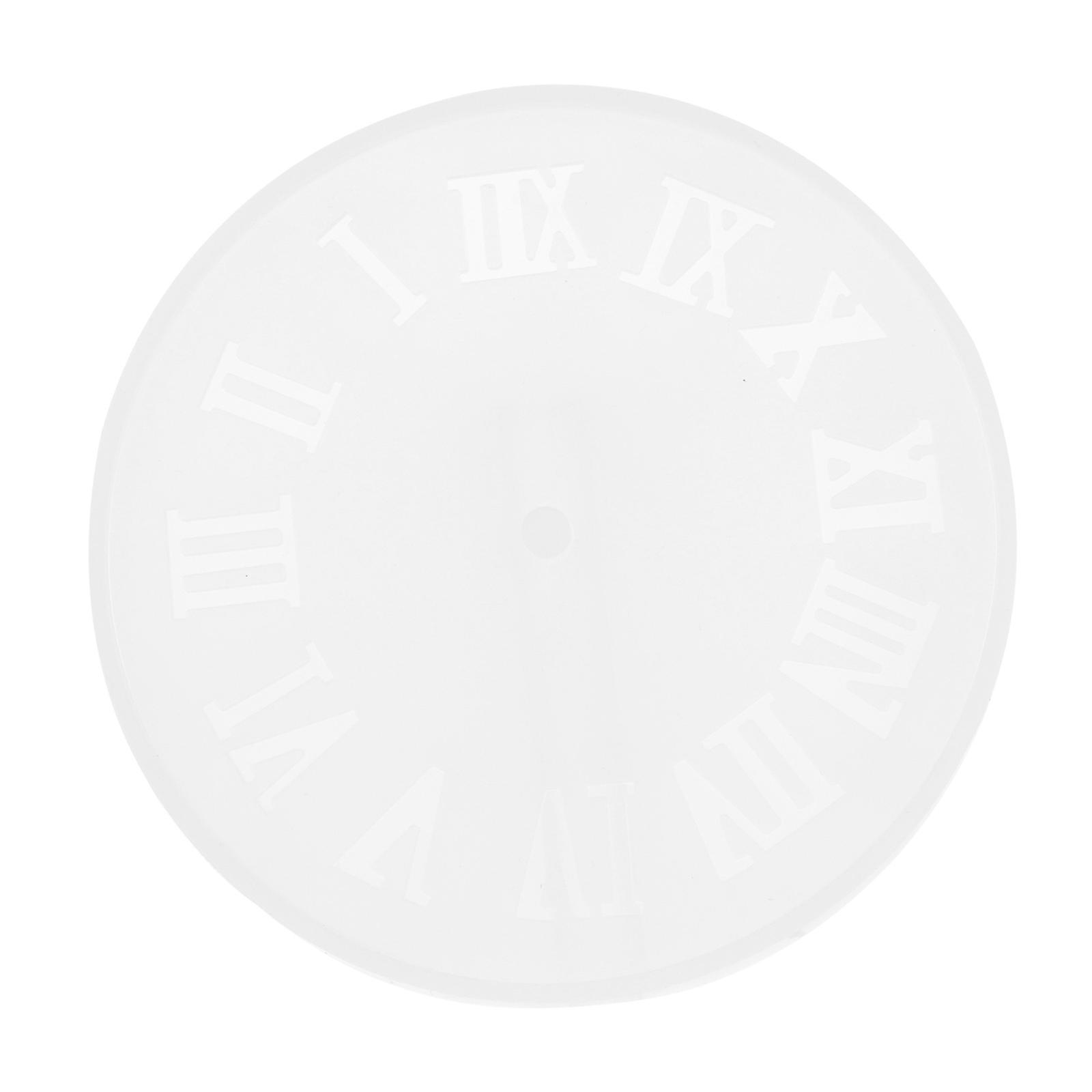 1pc Clock Mold Resin Epoxy Mold DIY Clock Casting Mold Manual Timepiece Mold