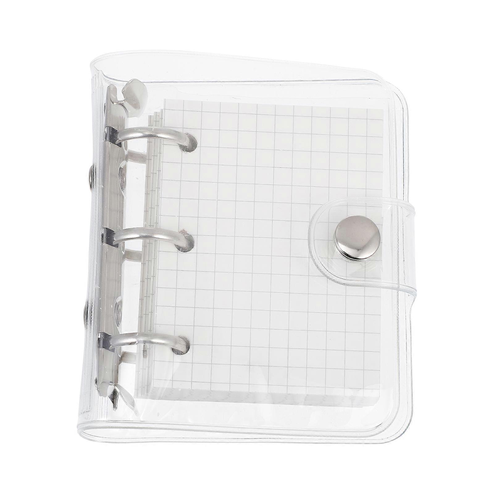 Ruled Notebook Transparent Binder Notebook Transparent Blinder Book Clear Loose- Leaf Bag Pvc Binder Notebook
