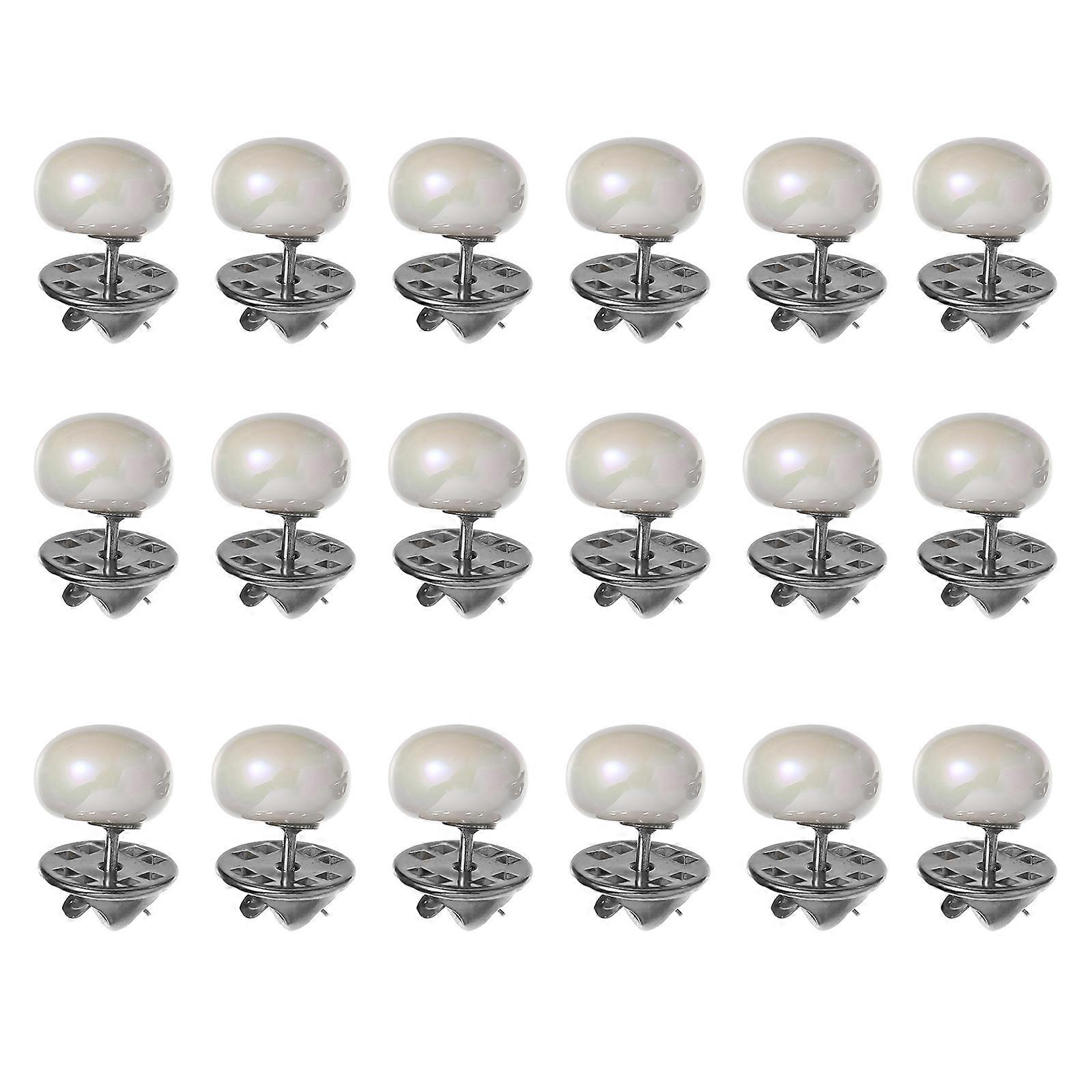 20Pcs No Sew Needed Buttons Instant Buttons Metal Buttons Removable Buttons