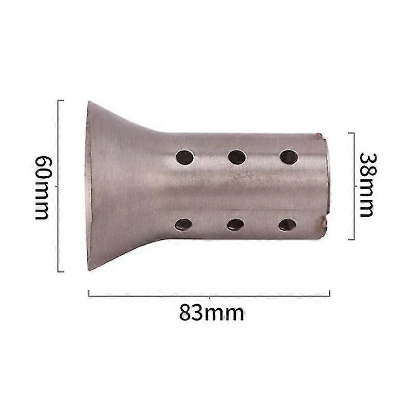 unikt rørUniversal rustfrit stål 51mm 60mm rørlyddæmper DB Killer lyddæmper til honda Kawasaki Suzuki Noise Eliminator