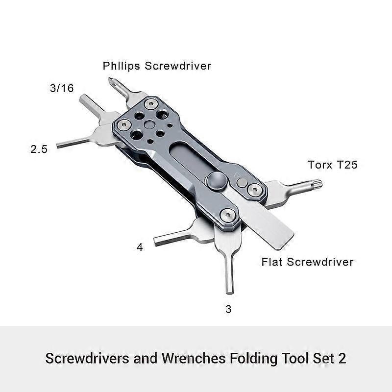 SmallRig Universal Folding Tool Set with Screwdrivers and Wrenches, Seven Functional Tools, DSLR Camera Accessories