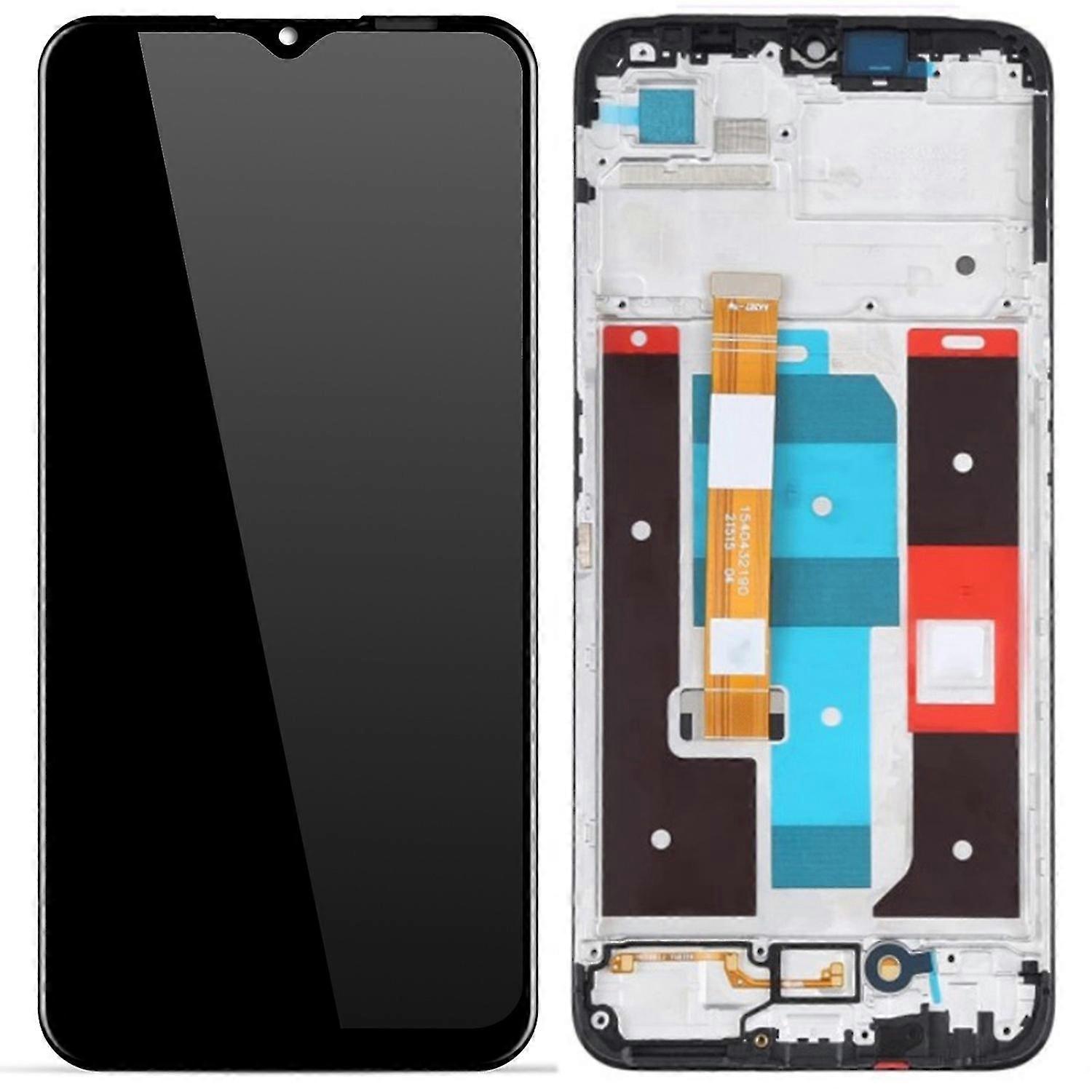 For Realme C35 4G Grade B LCD Screen and Digitizer Assembly+Frame Replacement Part