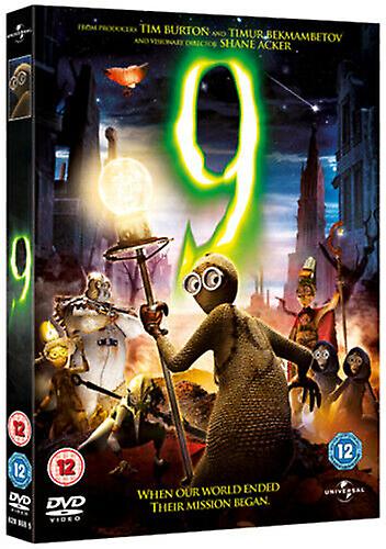 9 DVD (2012) Shane Acker cert 12 - Region 2