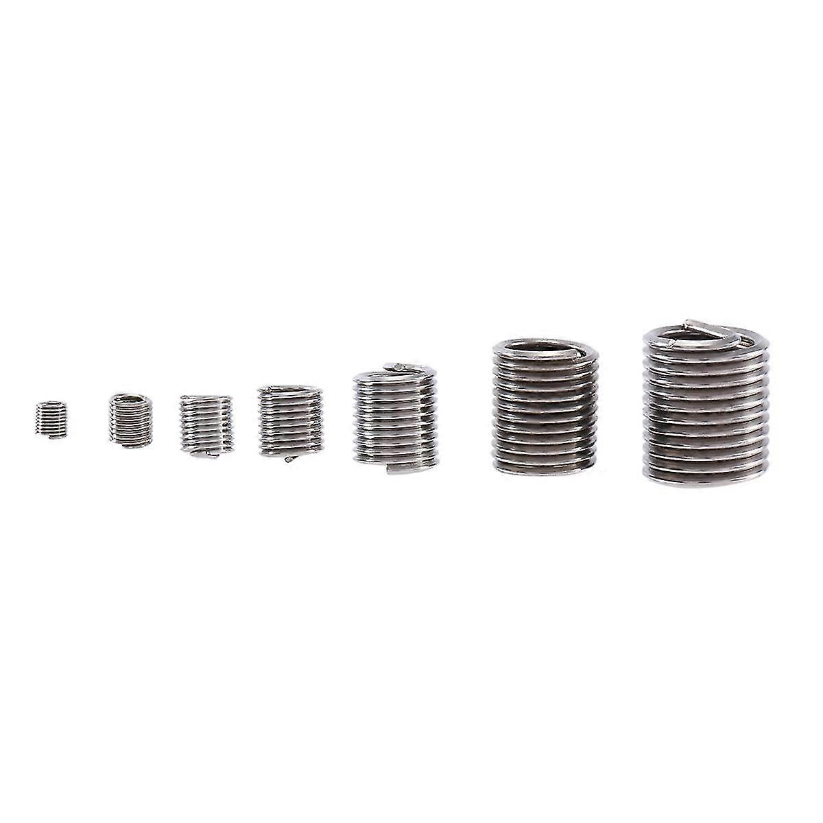 2 Sets 200pcs Thread Insert Wire Insert Kit -m6/m8 M10 M12 Stainless Steel 304 Screw Sleeve Thread
