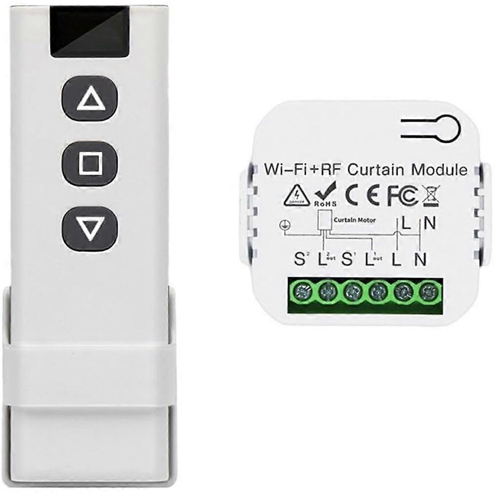 Getimede Stem Tubulaire Motor Controller Switch Smart Home WIFI Gordijnschakelaar op en uit apparaat