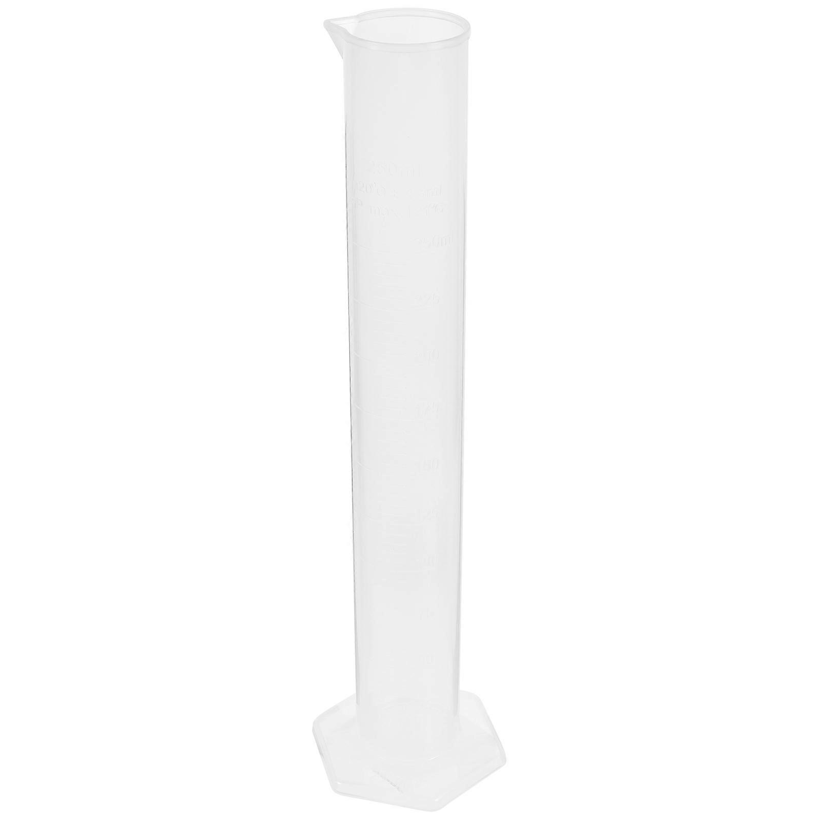 250ml Transparent Plastic Graduated Measuring Cylinder Measuring Cup