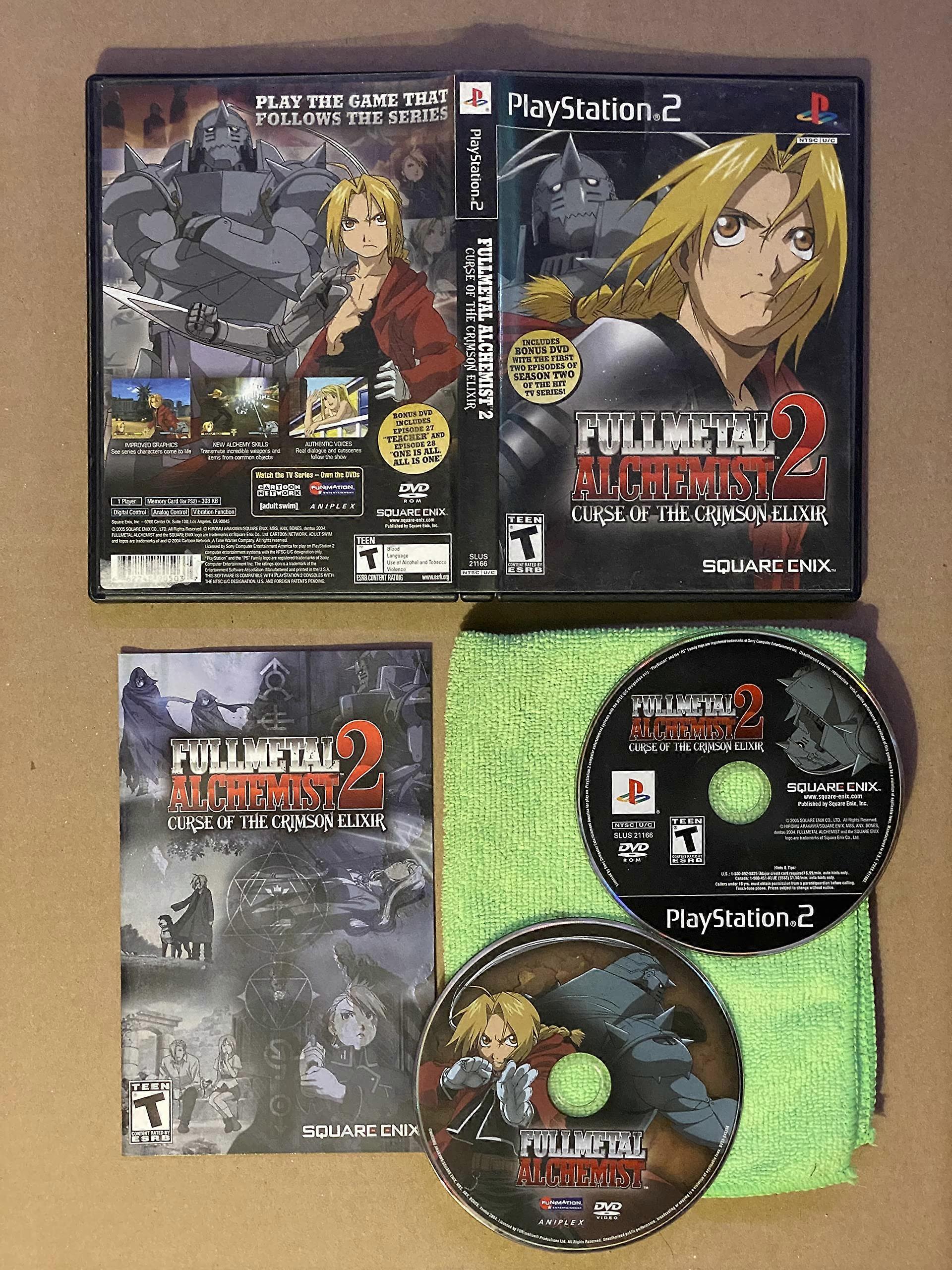 Full Metal Alchemist 2 Curse of the Crimson Elixir (PS2 US - NTSC) - PAL - New & Sealed