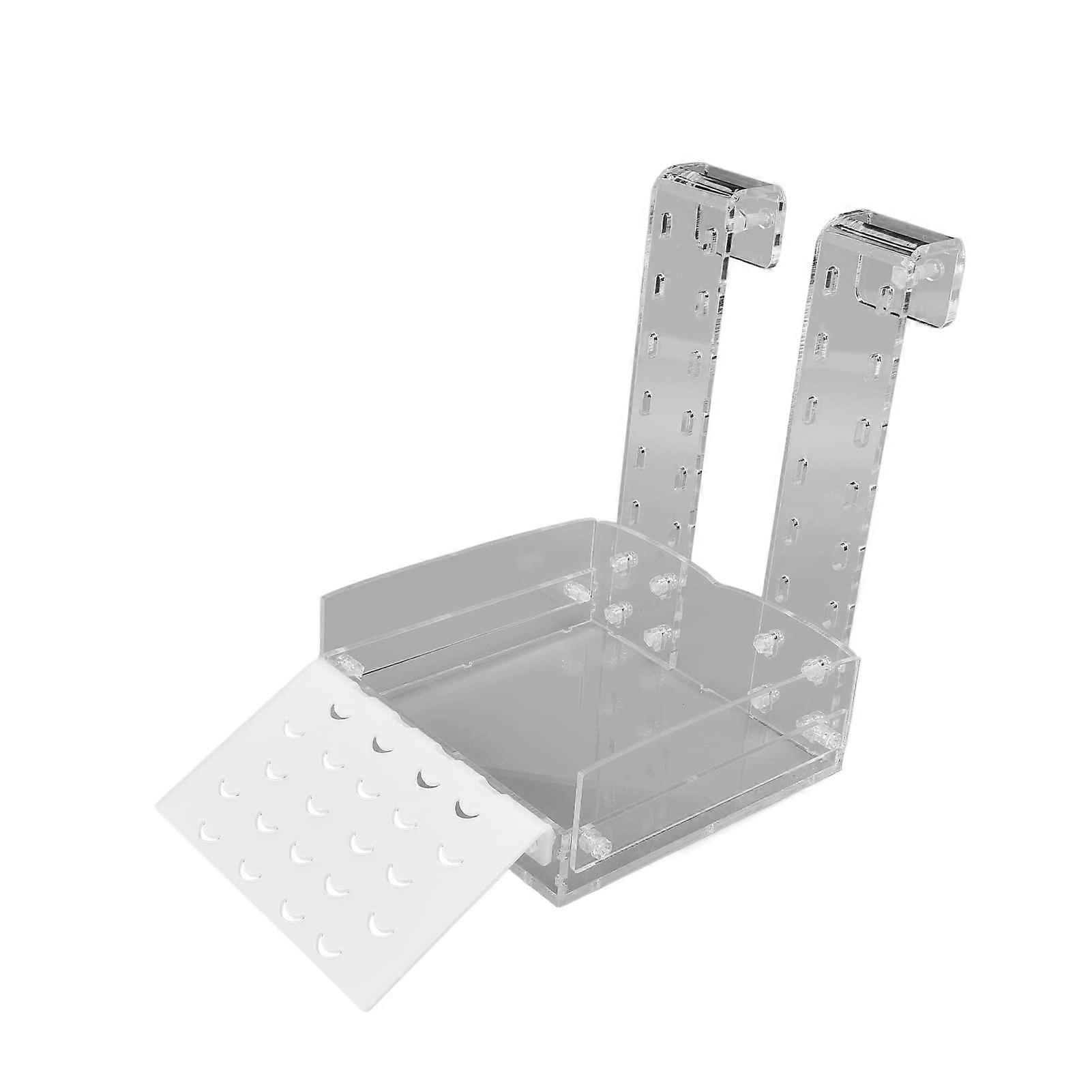 Acrylic Turtle Basking Platform, Fish Tank Aquarium Platform, Tortoise Resting Terrace, Climbing Shelf Turtle Tank Dock for Small Reptile(#2)