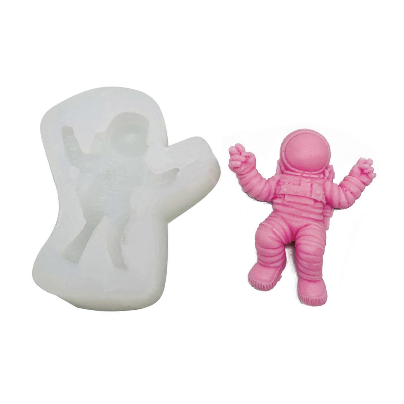  Geometry Astronaut Spaceship Silicone Mirror Mold for DIY Craft Jewelry Tool