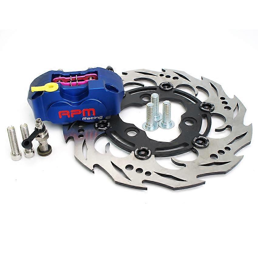 RPM Brake 82mm Caliper 3 Hole 70mm Disk Disc Rotor Set 4 piston Radial mounting for Yamaha Aerox Nitro BWS 100 JOG 50 ebike
