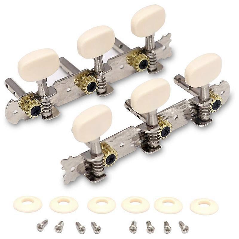 Vintage Guitar Tuning Pegs Guldbelagte maskinhoveder Tuning Keys Tunere Enkelt hul til klassisk G