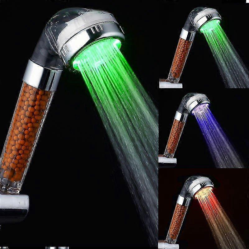 Negative Ion Filter Chlorine Led Shower Head