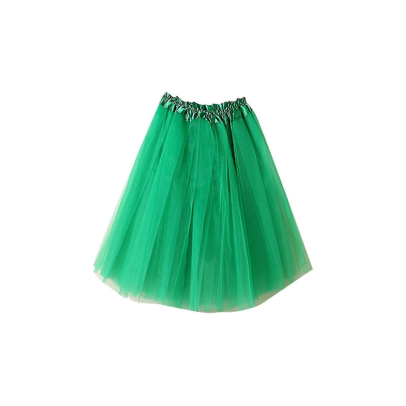 Womens High Quality Pleated Gauze Short Skirt Adult Tutu Dancing Skirt