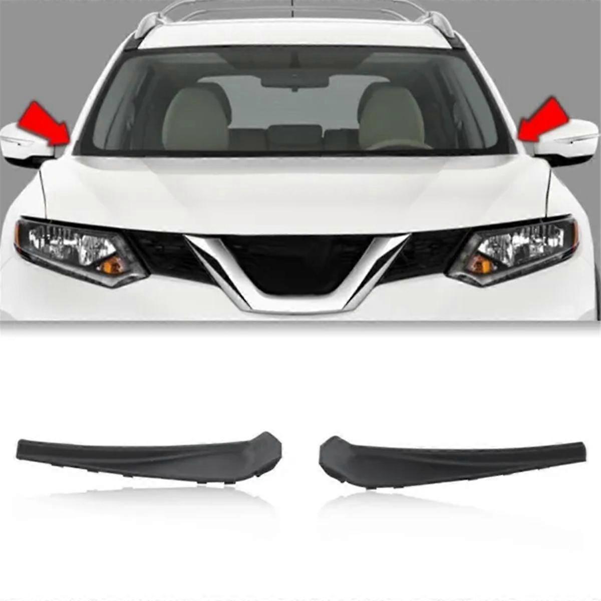 2PCS Windshield Wiper Cowl Extension Trims for for Rogue 2014-20 66895-4CL0A 66895-4BA1A 66894-4CL0