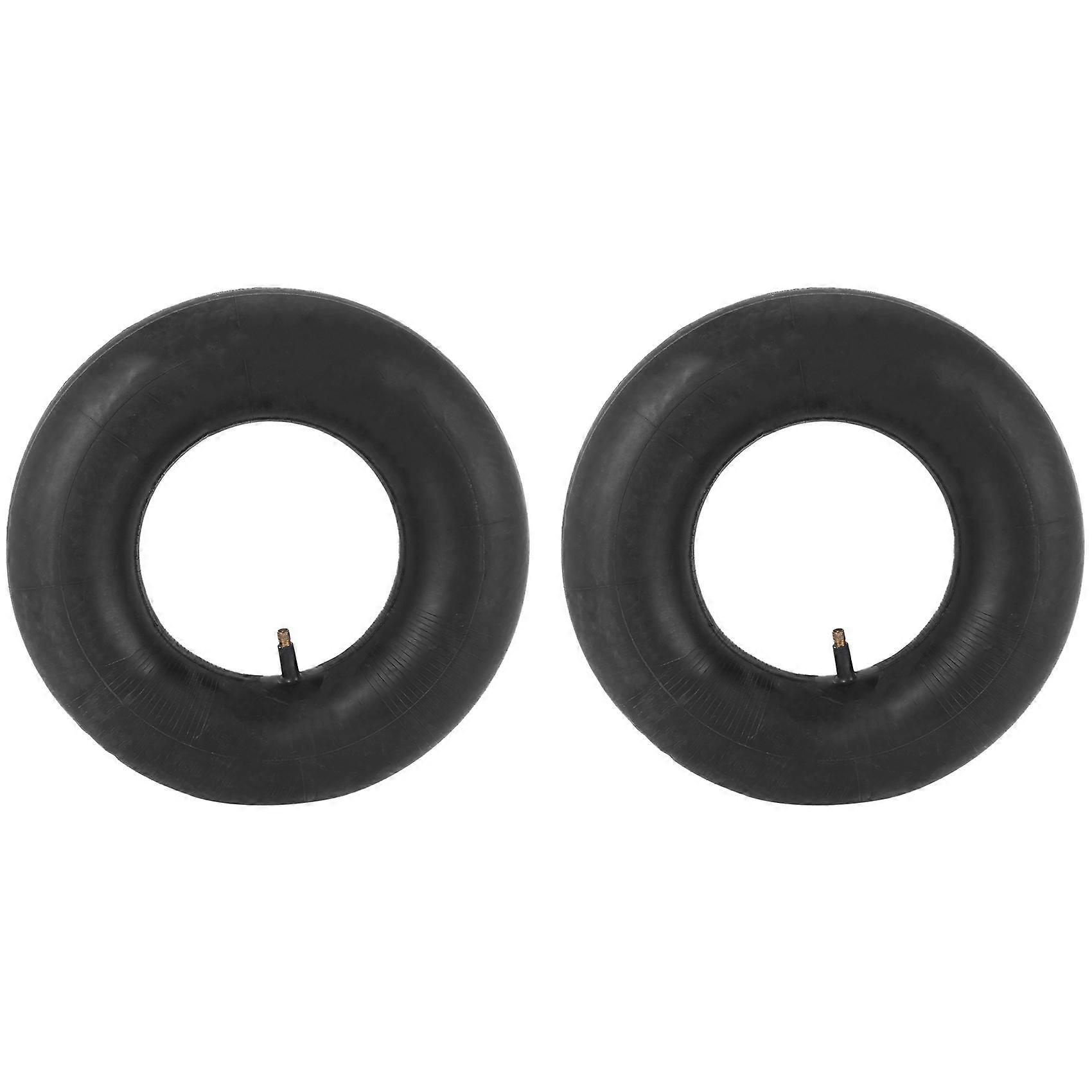 2 PCS 13 x 5.00-6 inch Heavy Duty Inner Tube with -13 Straight Valve Stem - for Wheelbarrows, Mower