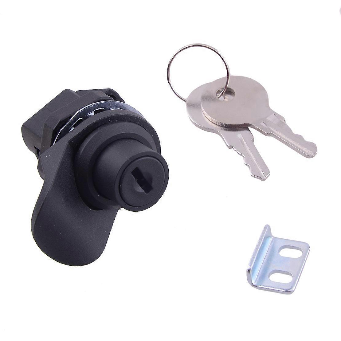 1-10mm Push Button Latch With Key Accessories Fit For Marine Boat RV Glove Radio Electronic Tool Box