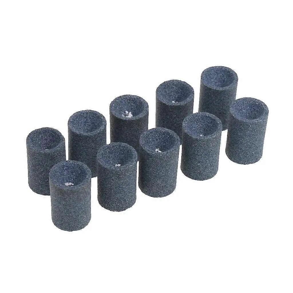 MagiDeal 10Pcs Round Professional Dart Sharpener Accessory Sand Stone Brokers for Steel Tip Point Needle Darts Sharpening Stone