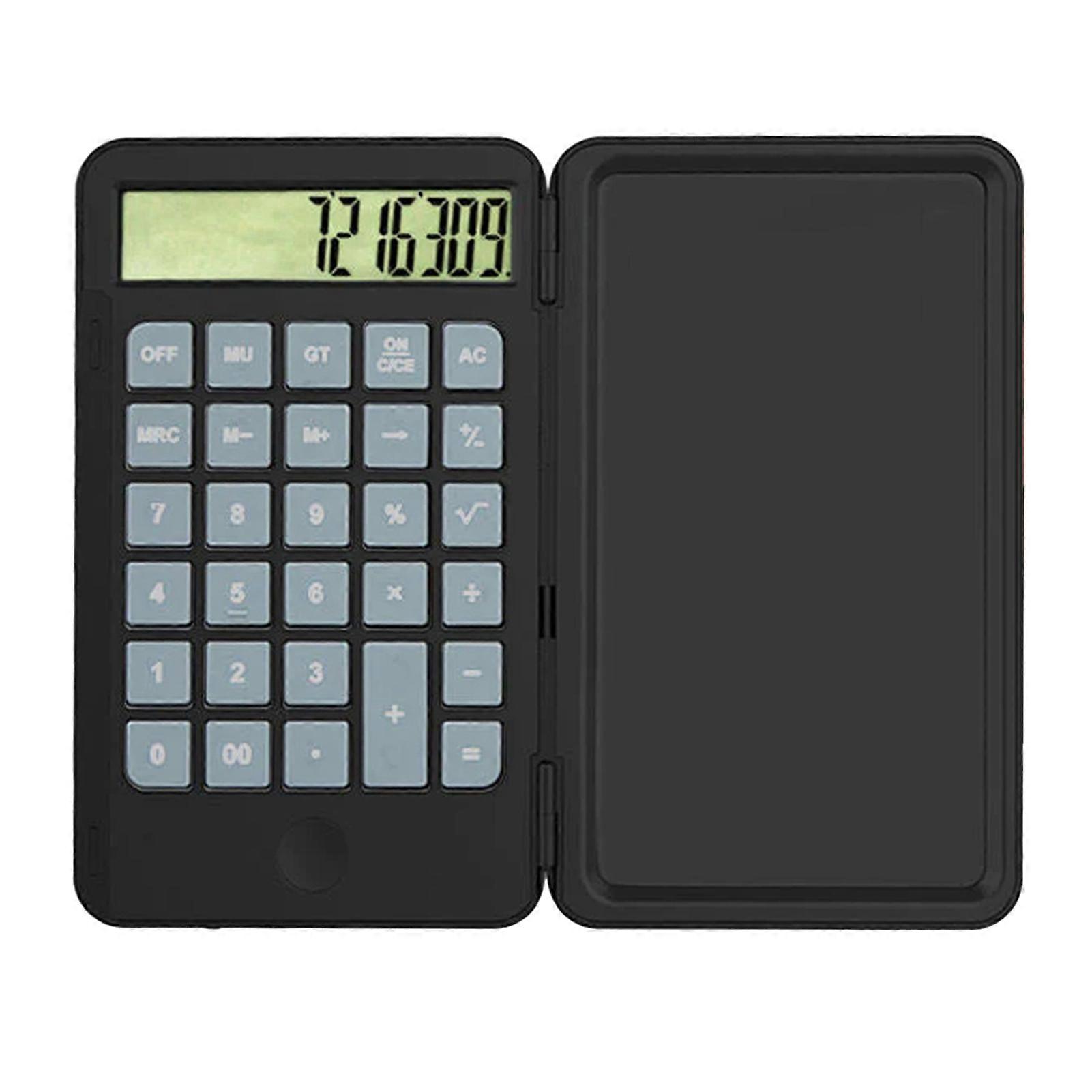 Folding Handwriting Calculator with Magnetic Stylus Rechargeable Fast Calculation Machine for School Office