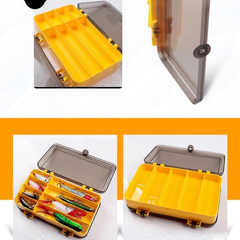 unbrand Tackle Box Double-Sided Waterproof Seal Fishing Tackle Plastic Storage Organizer Box For Fis