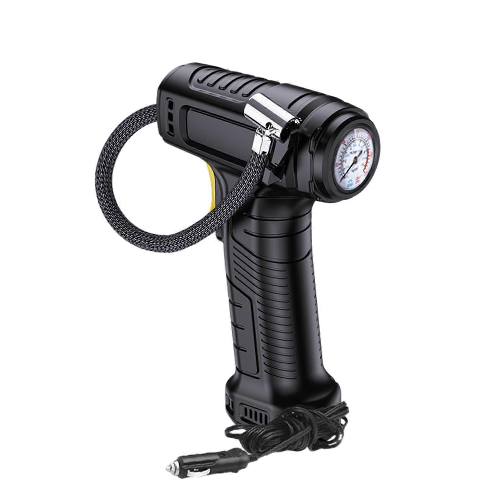 Electric Car Inflator with LED Light Low Noise Automatic Tire Inflator for Basketball Outdoor